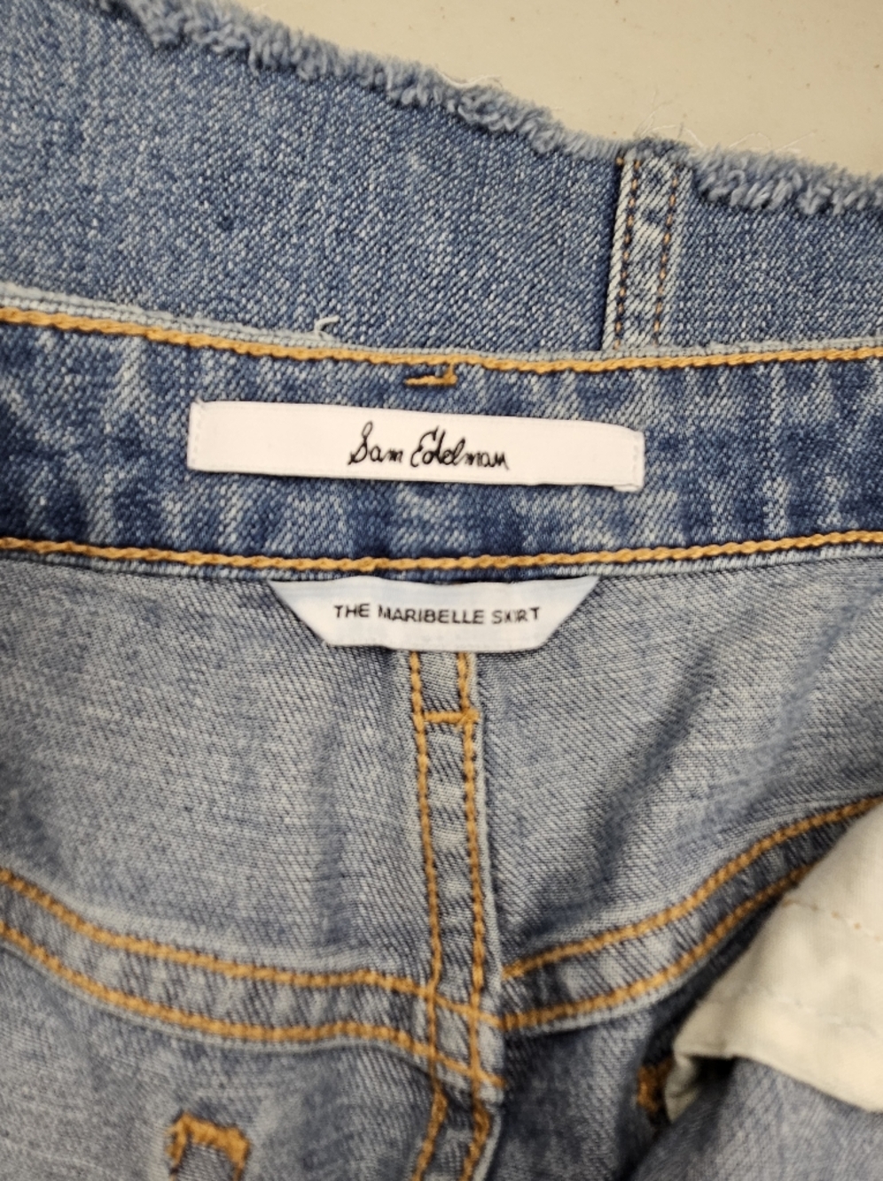 Sam Edelman The Maribelle Denim Skirt Size 27 Size 4 - Picture 11 of 16